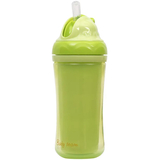 Поїльник з подвійними стінками і трубочкою Baby Team, 300 мл, зелений (5021) - Pampik