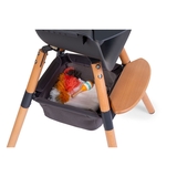 Кошик для речей до стільця для годування Childhome Evolu, антрацит (CHEVOBASA) - Pampik - 3