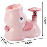 Детская игрушка с летающими тарелками Beiens Слоник, рожевий (206pink) - Pampik - 3