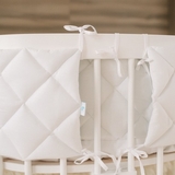 Захисний бортик Tweeto, стьобаний, 240х27 см, білий (Т 88) - Pampik - 5