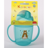 Поїльник-непроливайка Курносики, з твердим носиком, від 6 міс., 250 мл, зелений (7021 зел) - Pampik - 2