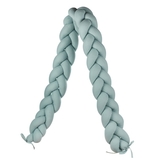 Защитный бортик Tweeto Косичка, 220х15 см, мятный (Т 144) - Pampik