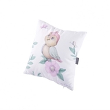 Декоративная подушка Tweeto Sweet bird, 40х40 см, белый (Т 98) - Pampik