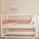 Защитный бортик Tweeto Косичка, 220х15 см, пудровый (Т 145) - Pampik - 7