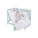 Декоративная подушка Tweeto Sweet bird, 40х40 см, белый (Т 98) - Pampik - 4