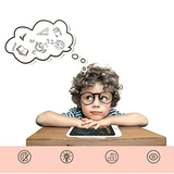 Детский LCD планшет для рисования Beiens Единорог 10” Multicolor, белый (К1009white) - Pampik - 3