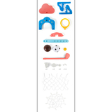 Дитячий спортивний ігровий комплекс Beiens баскетбол, футбол, гольф (SQLQJ111) - Pampik - 13