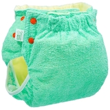 Подгузник трикотажный ЭКО ПУПС Active Classic с вкладышем Abso Maxi, 12-17 кг, зеленый - Pampik