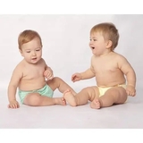 Підгузок трикотажний ЕКО ПУПС Active Classic з вкладишем Abso Maxi, 3-6 кг, зелений - Pampik - 4