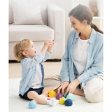 Набір м'ячиків Beiens, текстурні, силіконові, 8 шт. (YZ49) - Pampik - 6