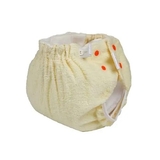 Подгузник трикотажный ЭКО ПУПС Active Classic с вкладышем Abso Maxi, 5-9 кг, желтый - Pampik - 3