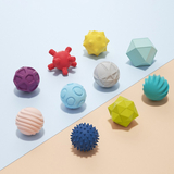 Набір м'ячиків Beiens, текстурні, силіконові, 10 шт. (YZ50) - Pampik - 4