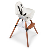 Кошик для речей до стільця для годування Childhome Evolu, білий (CHEVOBAS) - Pampik - 3