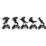 Коляска універсальна 3в1 Lionelo Amber Blue Navy, темно-синій - Pampik - 10