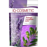 Сіль для ванн IQ-Cosmetic Лаванда та олива, 500 г - Pampik