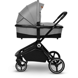 Коляска універсальна 3в1 Lionelo Mika Grey Stone, світло-сірий - Pampik - 3