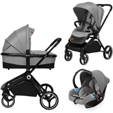 Коляска універсальна 3в1 Lionelo Mika Grey Stone, світло-сірий - Pampik