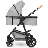 Коляска універсальна 3в1 Lionelo Amber Grey Stone, сірий - Pampik - 5