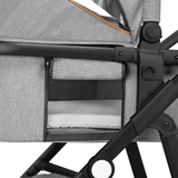 Коляска універсальна 3в1 Lionelo Amber Grey Stone, сірий - Pampik - 18