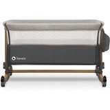 Приставне ліжечко Lionelo Leonie grey stone, сірий - Pampik - 3