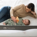 Захисний бортик для ліжка Lionelo Hanna, сірий - Pampik - 3