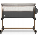 Приставне ліжечко Lionelo Leonie grey stone, сірий - Pampik - 4