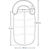 Спальний мішок Lionelo Frode Black Carbon, чорний - Pampik - 11