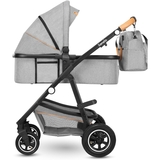 Коляска універсальна 3в1 Lionelo Amber Grey Stone, сірий - Pampik - 3