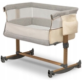 Приставне ліжечко Lionelo Leonie Beige Sand, пісочний - Pampik - 4