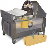 Манеж-кровать Lionelo Sven Plus, серый с желтым (LO.SV09) - Pampik - 2