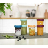 Набор стеклянных контейнеров Babymoov Babybols Multiset, 8 шт. (A004312) - Pampik - 7