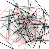 Набор стержней для 3D-ручки 3Doodler Start, 75 шт., черный, розовый, серый (3DS-ECO-MIX3-75) - Pampik - 3