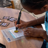 3D-ручка 3Doodler Flow для профессионального использования, синий (FLOW-INTL) - Pampik - 8