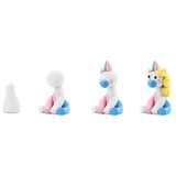 Набор самозатвердевающего пластилина Ліпака Радужные единороги: Лайти, 103 г (30136-UA01) - Pampik - 3