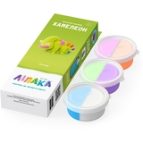 Набор самозатвердевающего пластилина Ліпака Экзотические животные: Хамелеон, 103 г (30123-UA01) - Pampik - 2