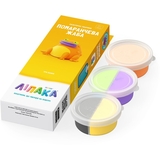 Набір самозатвердіючого пластиліну Ліпака Екзотичні тварини: Помаранчева жаба, 103 г (30124-UA01) - Pampik - 2