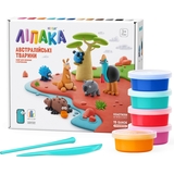 Меганабор самозатвердевающего пластилина Ліпака Австралийские животные (15027-UA01) - Pampik - 2