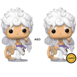 Игровая фигурка Funko Pop! Большой куш Луффи в белом w/CH (79321) - Pampik