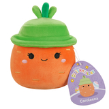 М'яка іграшка Squishmallows Морквинка Кароліна в капелюсі, 13 см (SQER01182) - Pampik - 7