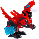 Динозавр-трансформер Dinoster Червоний Раптор-бот, бокс для зберігання (EU580840-1) - Pampik - 2