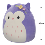 М'яка іграшка Squishmallows Сова Холлі, 30 см (SQER00911) - Pampik - 2