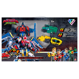 Ігровий набір Dinoster Швидка трансформація, 4 робота, аксесуари (EU580810A) - Pampik - 9