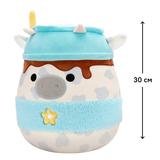 М'яка іграшка Squishmallows Сіра Корівка, 30 см (SQER01263) - Pampik - 2