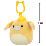 М'яка іграшка на кліпсі Squishmallows Віслючок Гевін, 9 см (SQCP00461) - Pampik - 6