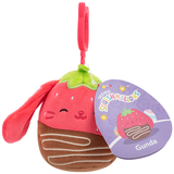 М'яка іграшка на кліпсі Squishmallows Кролик Гунда, 9 см (SQCP00464) - Pampik - 7