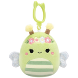 М'яка іграшка на кліпсі Squishmallows Бджілка Сібіл, 9 см (SQCP00460) - Pampik