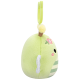 М'яка іграшка на кліпсі Squishmallows Бджілка Сібіл, 9 см (SQCP00460) - Pampik - 4