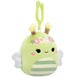 М'яка іграшка на кліпсі Squishmallows Бджілка Сібіл, 9 см (SQCP00460) - Pampik - 2