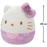 М'яка іграшка Squishmallows Хелоу Кітті у пурпуровому, 20 см (SQSN00499) - Pampik - 6