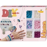 Термомозаика Hama Midi Набор для творчества: Модные украшения. Браслеты, с ящиком (HM-3712) - Pampik